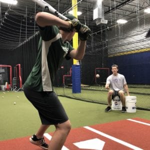 private baseball hitting lesson
